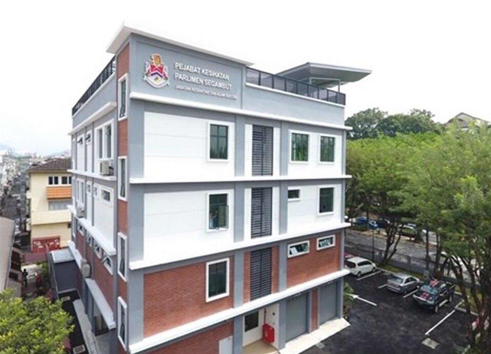 DBKL store and office block, Jalan Fuad — front elevation